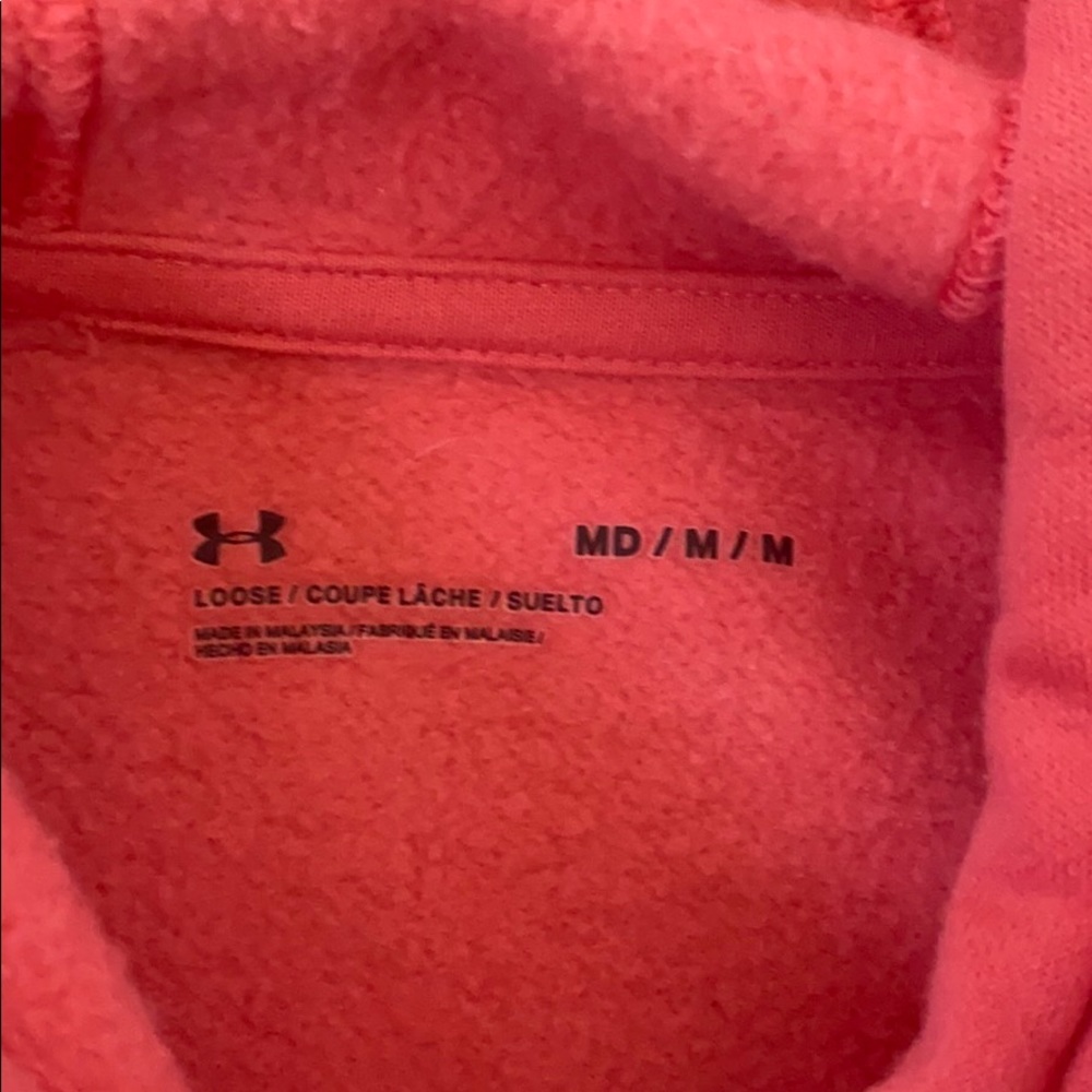 🌸 Pink Under Armour Hoodie - Picture 3 of 3